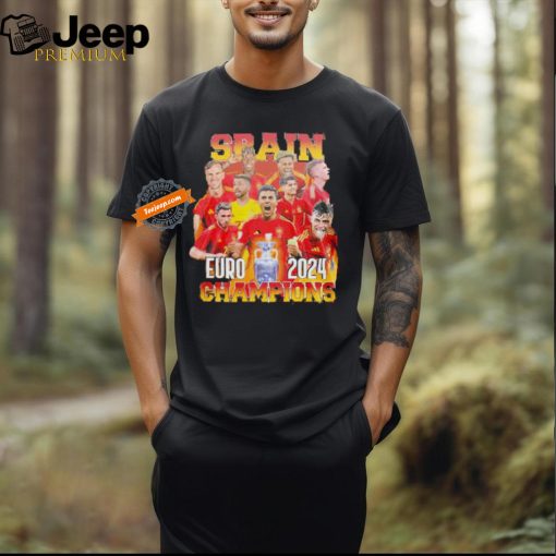 Spain National Football Team Euro 2024 Champions shirt