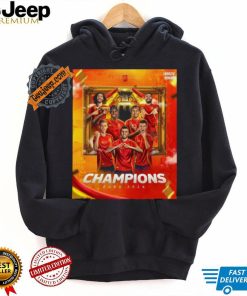 Spain Win 2 1 England 2024 Euro National Champions Shirt