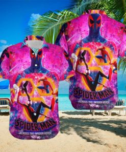 Spider Man Across The Spider Verse 2024 Summer Trend Fan Gifts Hawaiian Shirt