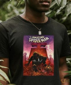 Spider Man Mad Engine Grave Graphic T Shirt