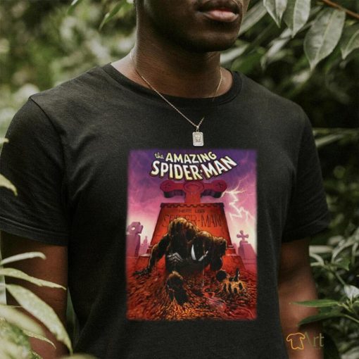 Spider Man Mad Engine Grave Graphic T Shirt