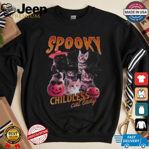 Spooky Childless Cat Lady Shirt