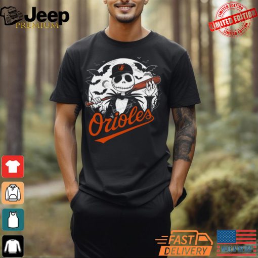 Spooky Orioles Jack Skellington Player Shirt