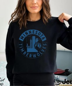 Sportiqe Minnesota Timberwolves Unisex Heather Black Comfy Super Soft Tri Blend T Shirt