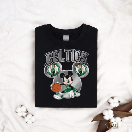 Sports NBA Basketball Boston Celtics Mickey Disney Unisex Shirt