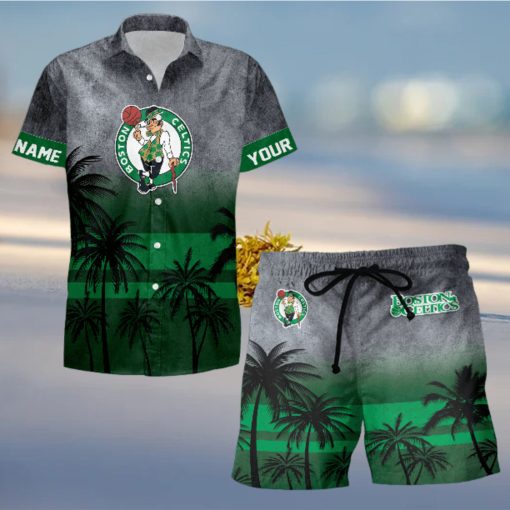 Sportwearmerch Boston Celtics NBA Personalized Hawaiian Shirt And Short Pants For Fan