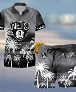 Sportwearmerch Brooklyn Nets NBA Personalized Hawaiian Shirt And Short Pants For Fan