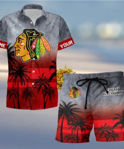 Sportwearmerch Chicago Blackhawks NHL Special Personalized Hawaiian And Short Pants Cocconut Pattern For Fan
