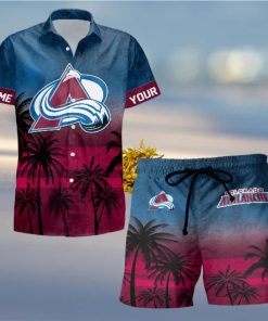 Sportwearmerch Colorado Avalanche NHL Special Personalized Hawaiian And Short Pants Cocconut Pattern For Fan