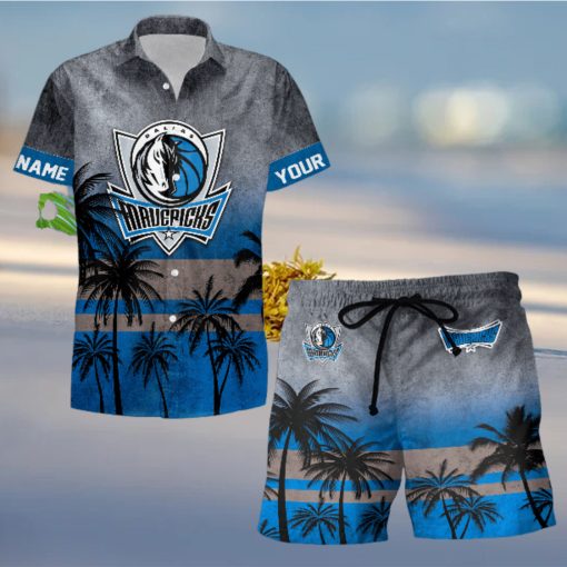 Sportwearmerch Dallas Mavericks NBA Personalized Hawaiian Shirt And Short Pants For Fan