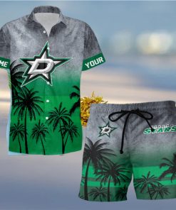 Sportwearmerch Dallas Stars NHL Special Personalized Hawaiian And Short Pants Cocconut Pattern For Fan