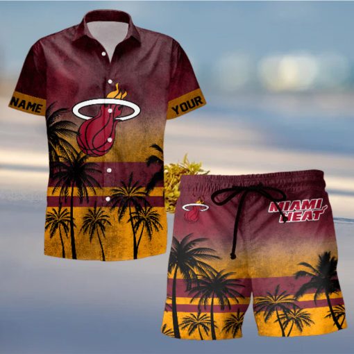 Sportwearmerch Miami Heat NBA Personalized Hawaiian Shirt And Short Pants For Fan