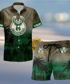 Sportwearmerch Milwaukee Bucks NBA Personalized Hawaiian Shirt And Short Pants For Fan