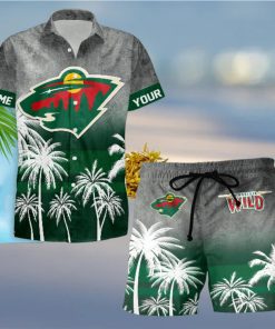 Sportwearmerch Minnesota Wild NHL Special Personalized Hawaiian And Short Pants Cocconut Pattern For Fan