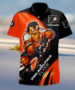 Sportwearmerch NHL Philadelphia Flyers Hawaiian Shirt Short Pants For Fan