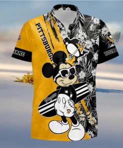 Sportwearmerch NHL Pittsburgh Penguins Hawaiian Shirt Short Pants For Fan