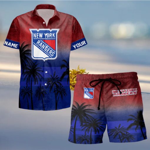 Sportwearmerch New York Rangers NHL Special Personalized Hawaiian And Short Pants Cocconut Pattern For Fan