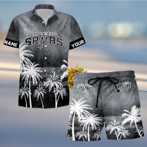 Sportwearmerch San Antonio Spurs NBA Personalized Hawaiian Shirt And Short Pants For Fan