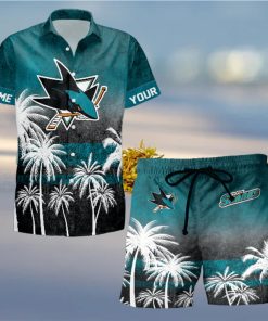 Sportwearmerch San Jose Sharks NHL Special Personalized Hawaiian And Short Pants Cocconut Pattern For Fan