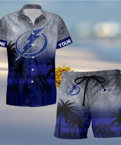 Sportwearmerch Tampa Bay Lightning NHL Special Personalized Hawaiian And Short Pants Cocconut Pattern For Fan