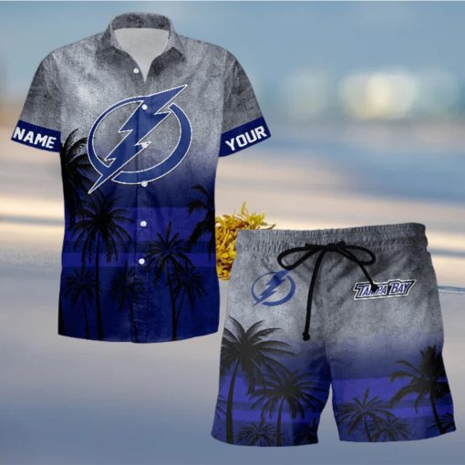 Sportwearmerch Tampa Bay Lightning NHL Special Personalized Hawaiian And Short Pants Cocconut Pattern For Fan