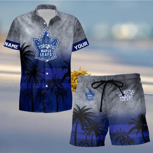 Sportwearmerch Toronto Maple Leafs NHL Special Personalized Hawaiian And Short Pants Cocconut Pattern For Fan