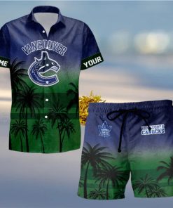 Sportwearmerch Vancouver Canucks NHL Special Personalized Hawaiian And Short Pants Cocconut Pattern For Fan