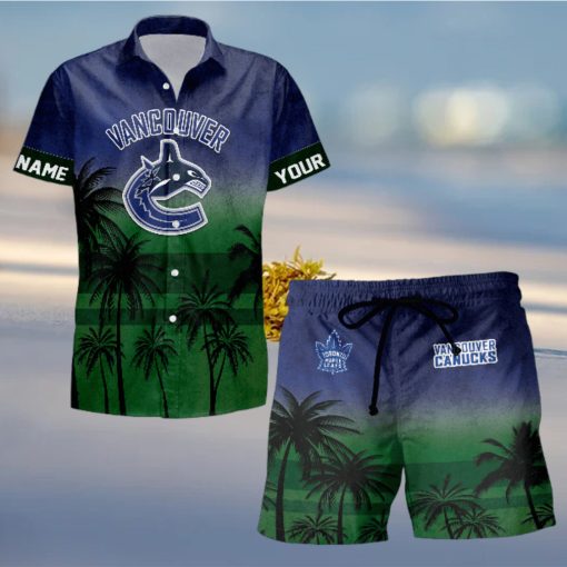 Sportwearmerch Vancouver Canucks NHL Special Personalized Hawaiian And Short Pants Cocconut Pattern For Fan