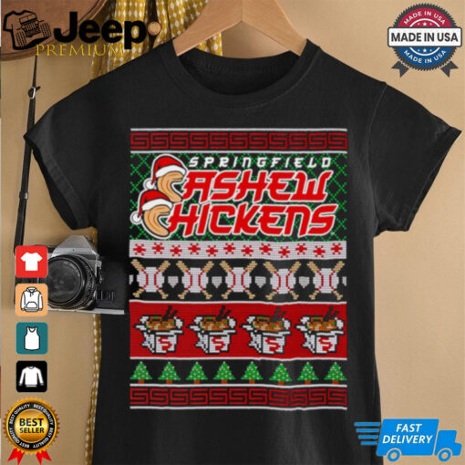 Springfield Cardinals cashew chickens ugly Christmas shirt