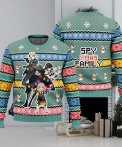 Spy Xmas Family Spy x Family 2024 Ugly Christmas Sweater Gift For Men And Women Holiday