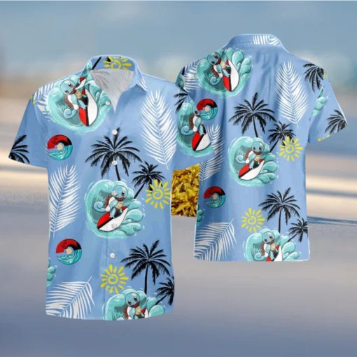 Squirtle Hawaiian Shirt Pokemon Hawaiian Shirt And Short