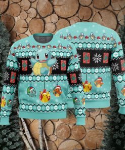 Squirtle I Choose You Pokemon Ugly Christmas Sweater