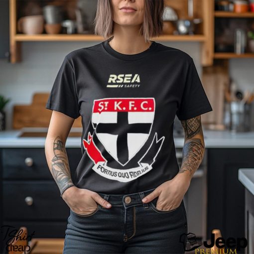 St Kilda Football Club 2024 fortius quo fidelius shirt