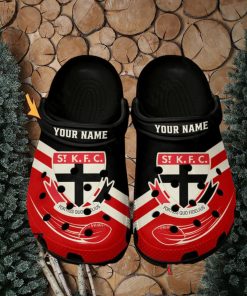 St Kilda Football Club AFL Classic Custom Name Crocs Clogs Shoes