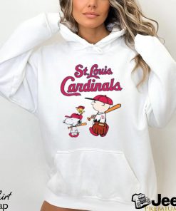 St Louis Cardinals Let's Play Baseball Together Snoopy MLB Shirt