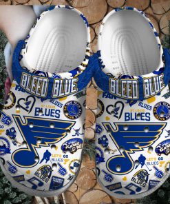 St. Louis Blues NHL Sport Crocs Crocband Clogs Shoes Comfortable For Men Women and Kids – Footwearelite Exclusive