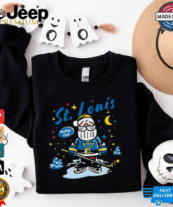 St. Louis Blues Santa Claus Christmas 2024 shirt