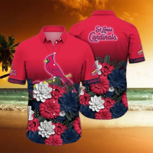 St. Louis Cardinals MLB Flower Hawaii Shirt And Tshirt For Fans