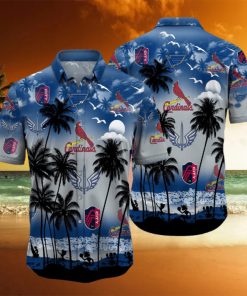 St.louis Sports Palm Tree Summer Hawaiian Shirt