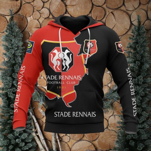 Stade Rennais F.C Printing Hoodie, For Men And Women