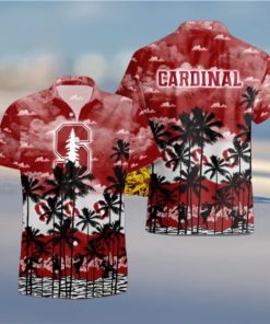 Stanford Cardinal Palms Tree Hawaiian Shirt