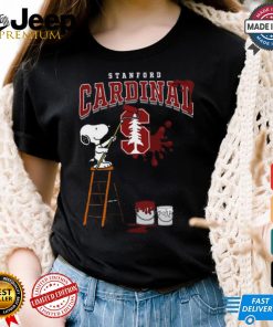 Stanford Cardinal Snoopy Painting Shirt