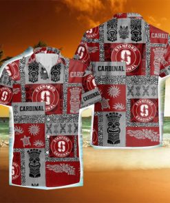 Stanford Cardinal Tiki Vintage Patterns Hawaiian Shirt Summer Gift