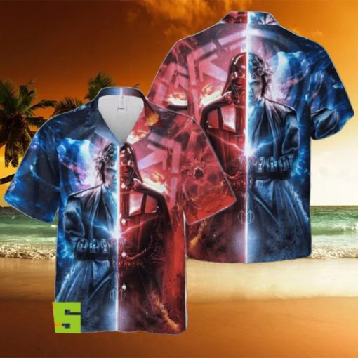 Star Wars Attire with Darth Vader Tropical Aloha Hawaiian Shirt Gifts For Men And Women Hawaiian Shirt