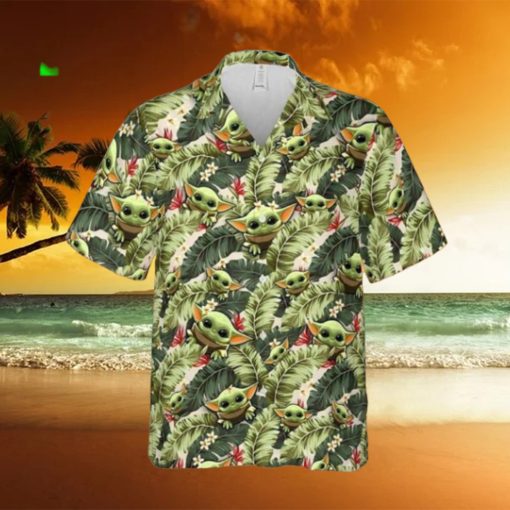 Star Wars Baby Yoda Forest Tropical Aloha Hawaiian Shirt Gifts For Men And Women Hawaiian Shirt