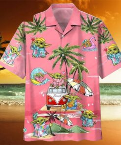 Star Wars Baby Yoda Perfect For Your Family Summer Beach Tropical Aloha Hawaiian Shirt Gifts For Men And Women Hawaiian Shirt