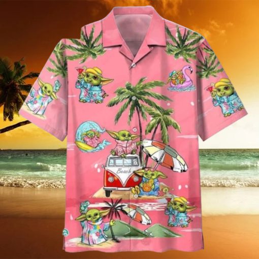 Star Wars Baby Yoda Perfect For Your Family Summer Beach Tropical Aloha Hawaiian Shirt Gifts For Men And Women Hawaiian Shirt