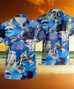 Star Wars Blue Galaxy Hawaiian Shirt, Best Gift Summer
