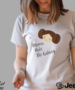 Star Wars Day 2024 Kawaii Princess Leia Moms Rule The Galaxy Unisex T Shirt