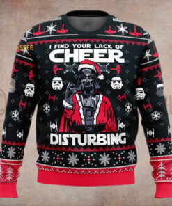 Star Wars I Find Your Lack Of Cheer Disturbing Ugly Christmas Sweater